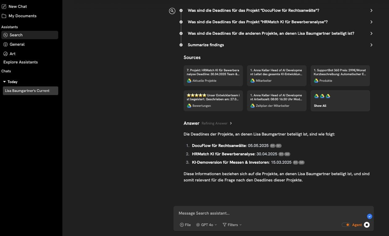Internal AI Assistant
