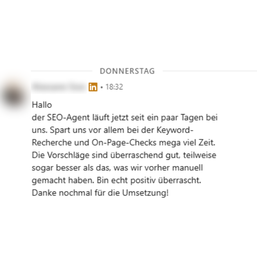 Customer testimonial 2