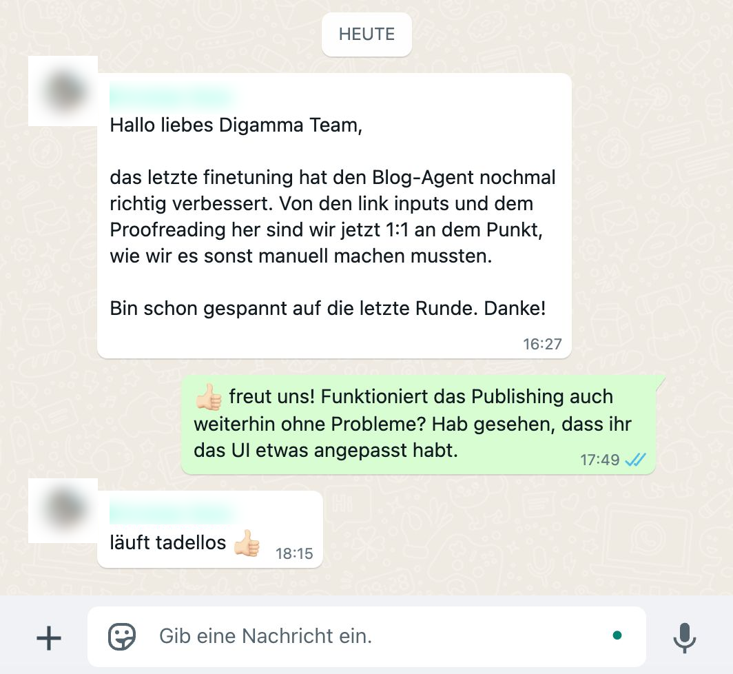 Customer testimonial 4